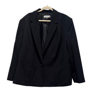 Kasper Women's Classic Black Suit Jacket Size 24W